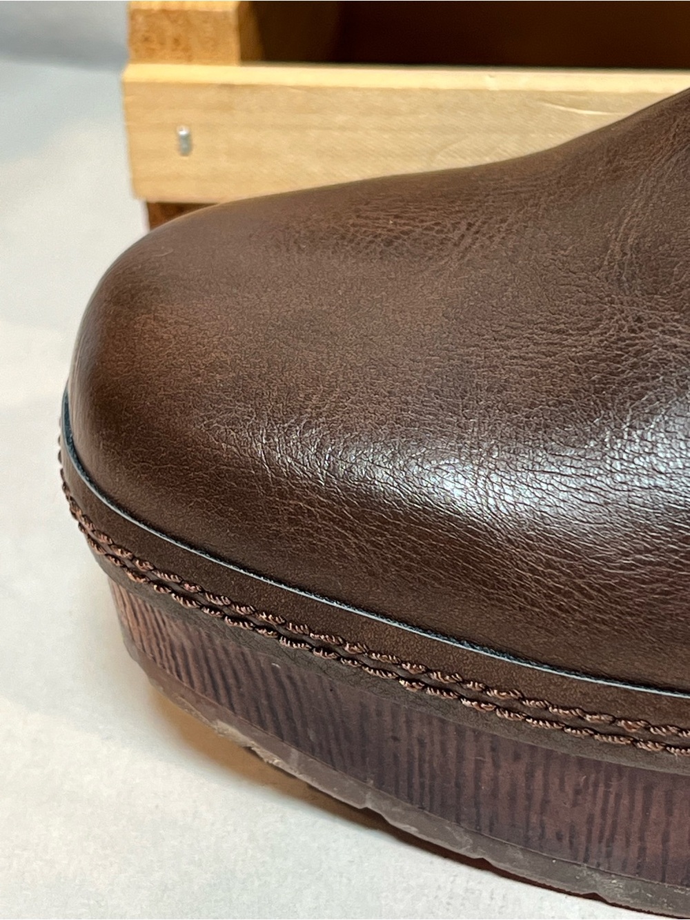 Korks Brown Platform Ankle Boots | Chunky | Boho Hippie 70s Chic | NWOT - Picture 4 of 12